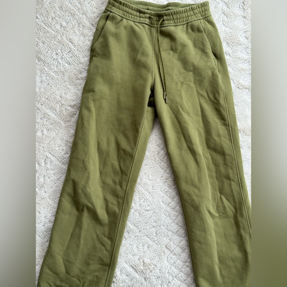 Lululemon Loungeful Straight Leg Pant- Bronze Green- Size 6 - Picture 2 of 6